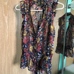 Floral Sheer Top